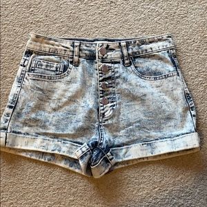 Forever 21 Cuffed Jean Shorts